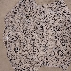 NWOT Maurices blouse XXL leopard print